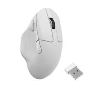 Keychron M7 Mouse Gaming Wireless 8K Polling Rate - Ultra-Leggero 63 g, Sensore PixArt 26.000 DPI, Tri-Mode (2.4G/Bluetooth/Cavo), Tasti Programmabili, Bianco