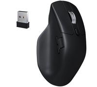 Keychron Mouse wireless Bluetooth M6 8000 Hz 2,4 GHz/connessione cablata, corpo leggero programmabile PixArt 3950 sensore per Windows Mac Linux - nero