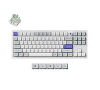 Keychron Q3 HE 8K - Tastiera cablata TKL con interruttore magnetico, corpo in metallo con cappucci per tasti PBT (QWERTY US), hot-swappable Ultra-Fast Lime Magnetic Switch per Mac, Windows e Linux