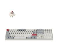 Keychron Q6 Max QMK/LUANCHER Tastiera meccanica wireless Bluetooth/2,4 GHz/USB-C cablata personalizzata, manopola programmabile a grandezza naturale retroilluminata RGB interruttore Gateron Brown per