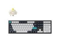 Keychron Q6 Max QMK/VIA Tastiera Meccanica Cablata Bluetooth Wireless /2.4 GHz/USB-C, Manopola programmabile RGB LED Hot-Swappable Gateron Banana Switch per Mac Windows Linux - Nero