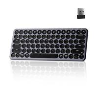 Keychron Tastiera Bluetooth silenziosa portatile ultra sottile B3 Pro | Tasti a forbice silenziosi con Bluetooth, 2,4 GHz e USB-C in un design leggero da 410 g per Mac, Windows e Linux.