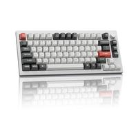 Keychron Tastiera meccanica personalizzata wireless Q1 Ultra 8K 75% | Completamente assemblato in alluminio, sostituibile a caldo, 2,4 GHz/Bluetooth 5.3/Wired, ZMK, RGB, manopola