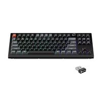 Keychron Tastiera meccanica V3 Ultra TKL Wireless, ZMK Custom 8K Polling Rate, 2,4 GHz/Bluetooth/cablata con retroilluminazione RGB, interruttore marrone POM seta pre-lubrificato hot-swap per Mac