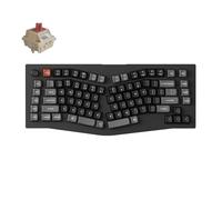 Keychron Tastiera meccanica wireless V10 Ultra 8K, 75% layout ergonomico Alice, 2,4 GHz/Bluetooth 5.3/USB-C cablata, tastiera personalizzata ZMK sostituibile a caldo con manopola per Mac e Windows