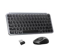Keychron Tastiera wireless B1 Pro 75% e mouse BM24, tastiera ultra sottile con interruttore a forbice, 2,4 GHz/Bluetooth 5.2/cablata, tastiera fino a 300 ore e mouse 98H, sensore PAW3212, per macOS