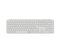 Keychron Tastiera wireless B6 Pro ultra sottile Full Size Layout Italiano ISO QWERTY, configurabile ZMK, tasti in PBT, 3 modalità 2.4 GHz/Bluetooth/cablata, compatibile Win/Mac/Linux, bianco avorio