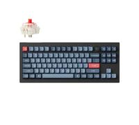 Keychron V3 Max Tastiera Meccanica Wireless TKL, 2,4 GHz/Bluetooth/USB-C 3 modalità di retroilluminazione RGB QMK/VIA Macro programmabile, tasti PBT Hot-Swappable per Mac Windows Gateron Jupiter Red