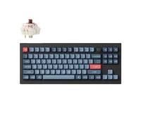 Keychron V3 Max Tastiera Meccanica Wireless TKL, 2,4 GHz/Bluetooth/USB-C 3 modalità di retroilluminazione RGB QMK/VIA Macro programmabile, tasti PBT Hot-Swappable per Mac Windows Gateron Jupiter Brown