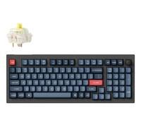 Keychron V5 Max black/blaugrau DE-Layout Gateron Jupiter Banana V5M-D4-DE