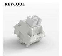 KEYCOOL Walk Snow Switch White HiFi 5 pin 38g Linear Factory interruttori di lubrificazione tastiera meccanica POM MX Switch 21mm Spring