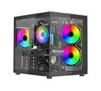 Keydo PC Gaming Desktop Ryzen 5 5500 | RX 5600 6GB | 16GB DDR4 | SSD 512GB NVMe | Windows 11 Pro | Tower Computer Fisso Completo per Gioco RX-5