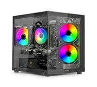 Keydo PC Gaming Ryzen 5 5500 | GTX 1660 Super 6GB GDDR6 | 16GB DDR4 | SSD 512GB | Windows 11 Pro | Pc Computer Fisso Completo Pronto all'Uso, GX-6