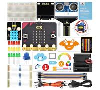 KEYESTUDIO BBC Micro:bit Starter Kit Sensor Module Kit for Microbit V2(include) V1, Python code and Blocks with Online Tutorials Project