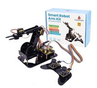 KEYESTUDIO braccio robot intelligente ESP32 con joystick, kit costruzione robot programmazione fai-da-te 4DF per adolescenti adulti