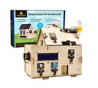 KEYESTUDIO Smart Home STEM Kit per Microbit V2, fai da te Smart House Building Set con moduli elettronici e Makecode e Tutorial Python, kit elettronico per adolescenti e adulti 15+ (Micro: bit non