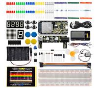 KEYESTUDIO Starter kit di base per scheda di sviluppo WiFi ESP32 ESP-32S ESP32-WROOM-32, tutorial MicroPython compatibile con Arduino C Language Programming Kit per principianti