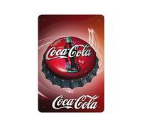 KEYGAMER Coca Cola Targa in metallo, Vintage Targa Poster Garage Bar Home Wall Decor 20 x 30 cm