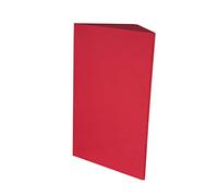 Keyhelm - BassTraps Fonoassorbente Flat Panel Angolare | Made in Italy | Pannello per Correzione Acustica, Altezza 90cm (casual 92 Rosso)