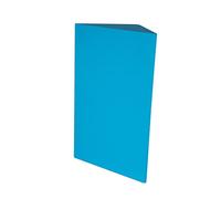 Keyhelm - BassTraps Fonoassorbente Flat Panel Angolare | Made in Italy | Pannello per Correzione Acustica, Altezza 90cm (casual 49 Turchese)