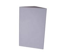 Keyhelm - BassTraps Fonoassorbente Flat Panel Angolare | Made in Italy | Pannello per Correzione Acustica, Altezza 90cm (casual 180 Cenere)