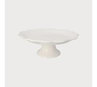 KEYHOME | Alzata Bianca in Ceramica 32 cm - Piatto da Portata Elegante