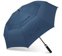 KEYHOT Ombrello Grande da Pioggia M, Ombrelli Golf Grande Automatici Stormproof Doppio Baldacchino Stabile per 2 Persone Uomini Donne (Blu marino)