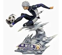 Keyhvao 21 CM Nagi Seishiro Figura Gioca Modello di Calcio Statue Blue Lock Anime Figure Cool Decorazione Auto Materiale PVC Regali per Fan e Amici
