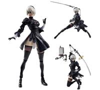 Keyhvao Figura 2B mobile da 14 cm, 2B, YoRHa Figure No.2 Tipo B Anime Figurine Decorazione Materiale PVC Regali per Fan e Amici