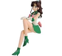 Keyhvao Figure Anime 13 CM Modello Statue Tsukino Usagi, Marinaio Mercury, Marte, Venere, Giove Posizione Seduta Figure Carino Decorazione PVC Materiale Regali per i Fan, Unisex (Sailor Jupiter)