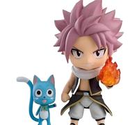 Keyhvao Natsu Dragneel Figura 10 cm intercambiabile Faces Model Figurine Movability Statue Anime Happy Figure Cool Decoration PVC Materiale Regali per i fan, Unisex