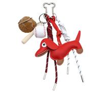 Keying Chocolate Creative Chiave Chain Gatena Sausage Dog Borse Charm PU Decorazioni A Pendente In Corda Intrecciata Decorazioni Da Baseball Keyrings Chiave Per Cani Salsiccia Per Decorazione
