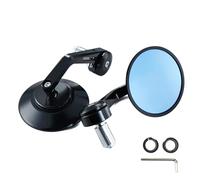 KeYJeY Specchietti Moto Aerodinamici, Resistenti agli Agenti Atmosferici, Per Ducati Scrambler 400 800 1100 2014-2019, 1 Coppia Per 7/8 ''22mm Moto Bar End Specchi Retro Manubrio Punta Retrovisore CNC