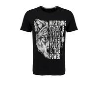 KEYLARGO Klmastering Round T-Shirt, Nero (1100), S Uomo