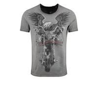 KEYLARGO Mt Sunset Hills Round T-Shirt, Anthra (1101), XL Uomo