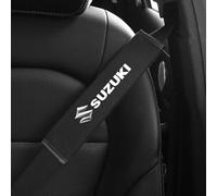KEYLEON 2 Pezzi Auto Imbottiture Cinture di Sicurezza per Suzuki Swift IV Year of Manufacture 2010 2011-2017, Protezioni per Cintura di Sicurezza Confortevoli e Rimovibile