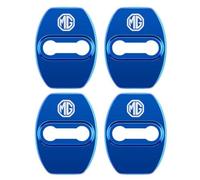 KEYLEON 4 Pezzi Protezioni per Serratura della Porta per MG HS EHS SUV 2018-2023, Copertura della Serratura della Porta in Acciaio Inossidabile,Blue