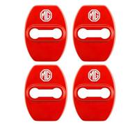 KEYLEON 4 Pezzi Protezioni per Serratura della Porta per MG MG5 II 2023-, Copertura della Serratura della Porta in Acciaio Inossidabile,Red