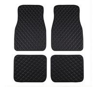 KEYLEON 4 Pezzi Tappetini Auto per Skoda Kamiq Monte Carlo (2023 2024), Tappetini in Pelle Completo Anteriore Posteriore Impermeabile Tappetino Protezione,Black