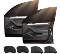 KEYLEON 4 Pezzi Tendine Parasole Auto per Skoda Kamiq Monte Carlo (2023 2024), Finestrino Laterale Tendine Parasole Protezione Solare E UV