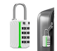 Keyless Door Lock, Waterproof Padlock Security, 2.5x1.5 Inches Gate Lock with 4 Digit Code, Heavy Duty Metal Locks, Portable Locks with Compact Design, Security Accessory for Outdoor Hiking