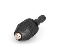 Keyless Drill Chuck Cacciavite Impact Driver Adattatore 1/4; Adattatore for convertitore di Utensili for Punte da Trapano con Codolo Esagonale (Color : Black, Size : A)