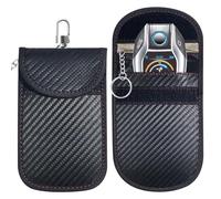Keyless Go, custodia per chiavi dell'auto, 2 pezzi, protezione RFID, protezione Keyless Keyless Schermatura Faraday Blocker, custodia per chiavi (media)