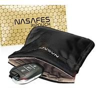 Keyless Go - Custodia protettiva per chiave dell'auto, con chiusura magnetica silenziosa, blocca le frequenze radio per auto provenienti da Europa, America e Asia. Adatto per grandi chiavi Keyless Go