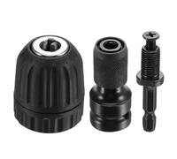 Keyless Trapano Chuck 0.8-10mm Capacità 3/8-24UNF Filetto con Esagono Shank