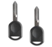 KeylessOption Car Key Replacement for 2000 2001 2002 2003 2004 2005 2006 2007 2008 2009 2010 2011 2012 2013 2014 2015 2016 Ford Lincoln Mazda Mercury Ignition Transponder, H84 H92 40 80 Bit - 2 Pack