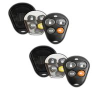 KeylessOption Keyless Entry - Custodia per telecomando per auto, con telecomando e telecomando, per allarmi Viper Automate (confezione da 2)