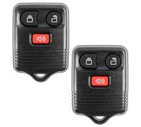 KeylessOption Keyless Entry Remote Control Car Key Fob Alarm for Ford Lincoln Mercury CWTWB1U345 (Pack of 2)
