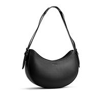 KEYLI Borsa a tracolla modello coccodrillo per donna borsa di modo frizione chiusura con cerniera borse tote con cinghie regolabili, B_nero