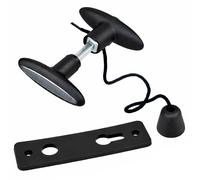 KeyMet Set Serratura Maniglia Garage Nero per Porta Basculante Sezionale